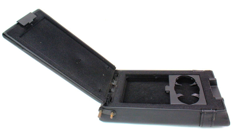 Black Leather Rear Seat Armrest 01-05 VW Passat B5.5 Arm Rest - Genuine