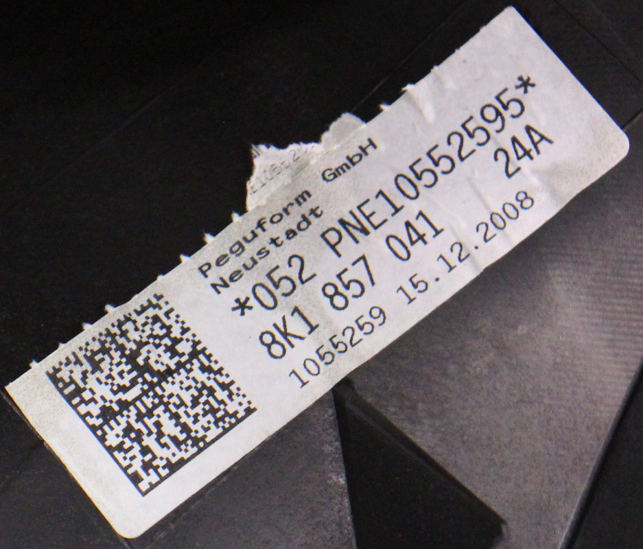 Dashboard Dash Shell Panel 09-16 2009 Audi A4 S4 B8 - Genuine - 8K1 857 041