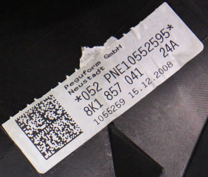 Dashboard Dash Shell Panel 09-16 2009 Audi A4 S4 B8 - Genuine - 8K1 857 041