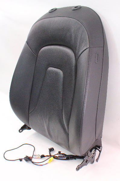 LH Front Seat Back Rest Backrest 09-12 Audi A4 B8 - Black - Genuine