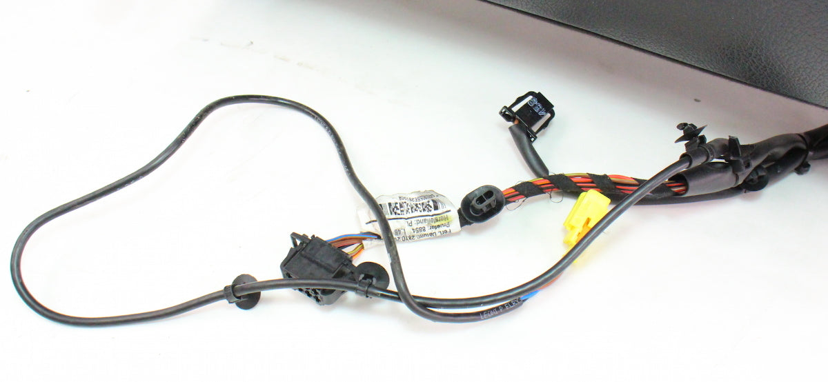 LH Front Seat Back Rest Backrest 09-12 Audi A4 B8 - Black - Genuine