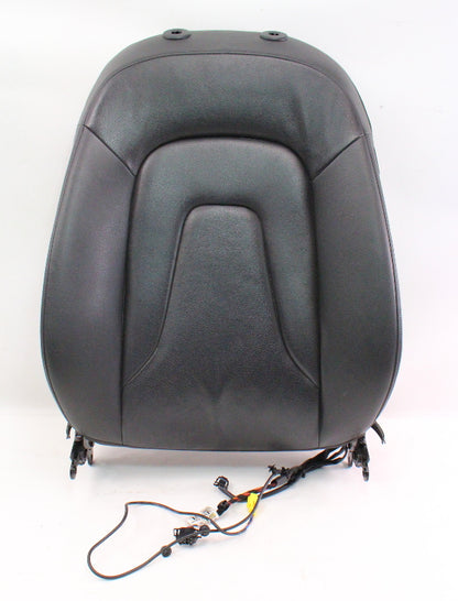 LH Front Seat Back Rest Backrest 09-12 Audi A4 B8 - Black - Genuine