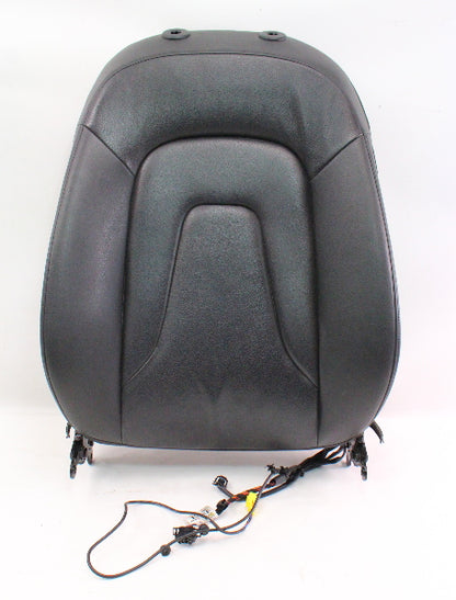 LH Front Seat Back Rest Backrest 09-12 Audi A4 B8 - Black - Genuine