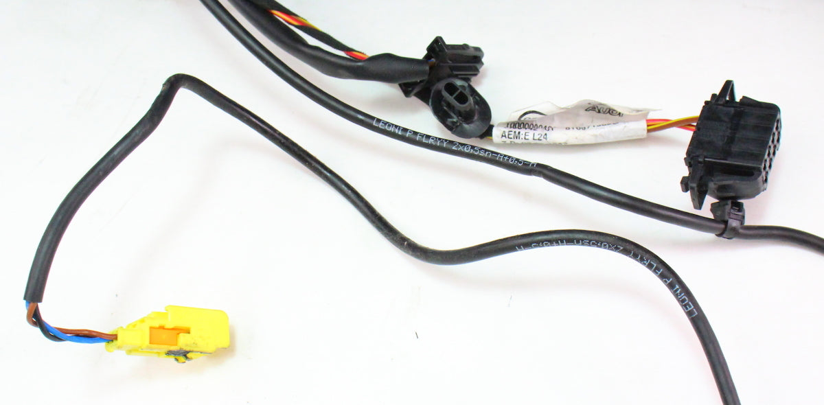 RH Front Seat Back Rest 2009 Audi A4 B8 - Black Leather - Genuine