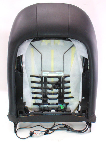 RH Front Seat Back Rest 2009 Audi A4 B8 - Black Leather - Genuine