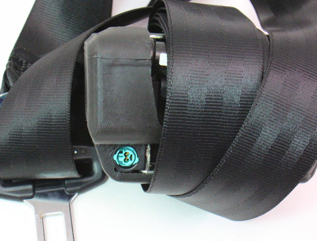 Rear Seat Belt Shoulder Belt 09-15 Audi A4 S4 B8 - Black - Genuine - 8T0 857 805
