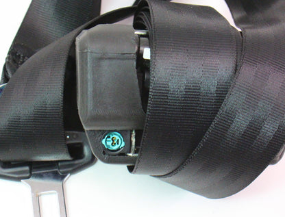 Rear Seat Belt Shoulder Belt 09-15 Audi A4 S4 B8 - Black - Genuine - 8T0 857 805