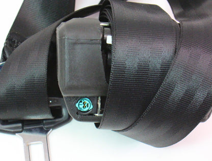 Rear Seat Belt Shoulder Belt 09-15 Audi A4 S4 B8 - Black - Genuine - 8T0 857 805