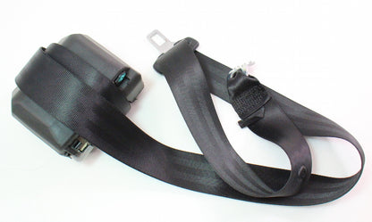 Rear Seat Belt Shoulder Belt 09-15 Audi A4 S4 B8 - Black - Genuine - 8T0 857 805