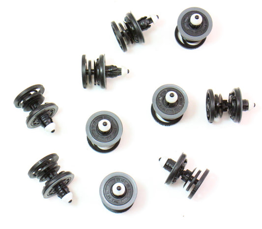 Genuine Volkswagen 10x Door Panel Clips 11-18 Jetta MK6 Golf Mk7 - Genuine