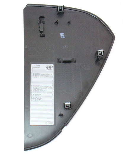 RH Side Dash End Cover Trim Panel 09-16 Audi A4 S4 B8 Genuine - 8K0 857 086