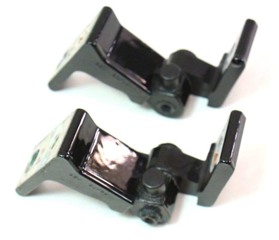 RH Front Door Hinges 09-16 Audi A4 S4 B8 - LY9B Black - Genuine