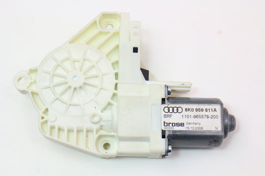 LH Rear Power Window Motor 09-16 Audi A4 S4 B8 - Genuine - 8K0 959 811 A