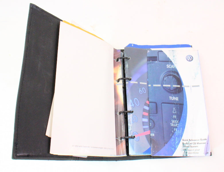 2003 Volkswagen Jetta Owners Manual Book Booklet VW MK4 - Genuine