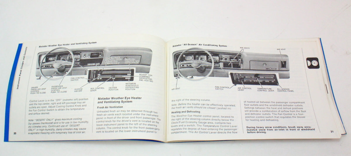Owners Manual Instruction Book 1975 AMC Gremlin Hornet Matador 3225557