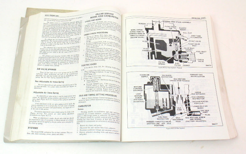 1982 Oldsmobile Factory Service Manual & Update