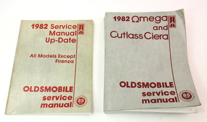 1982 Oldsmobile Factory Service Manual & Update