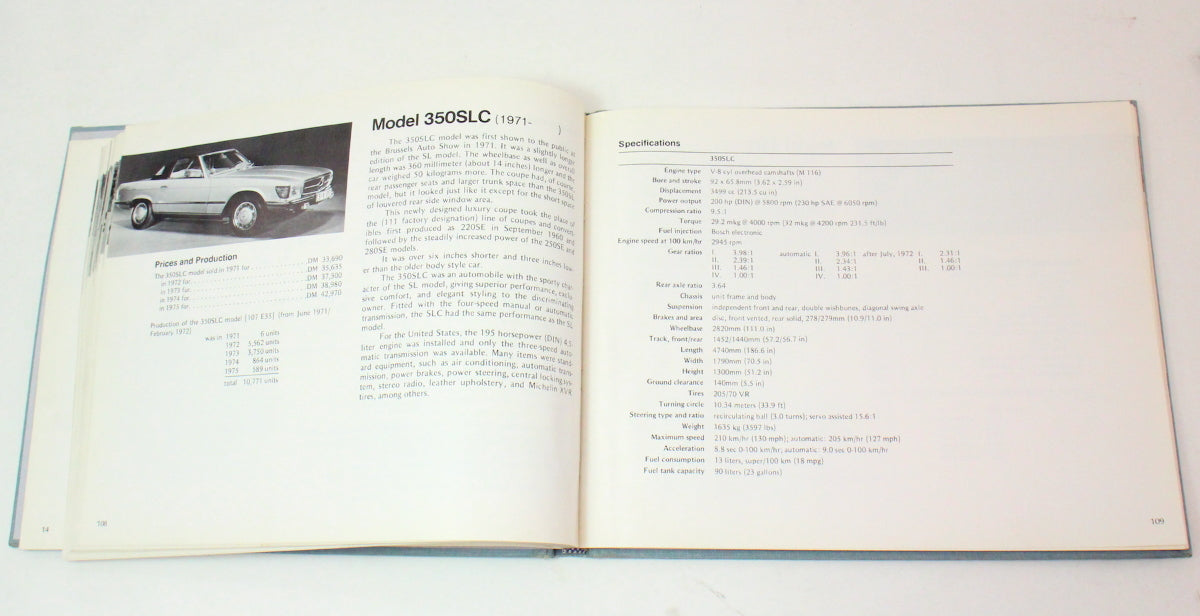 Mercedes - Benz Production Models 1946-1975 W. Robert Nitske Autographed Signed