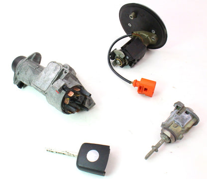 Lock Key Set Ignition Door Handle 99-05 VW Jetta Golf GTI MK4 ~ 4B0 905 851 C