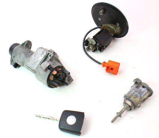 Lock Key Set Ignition Door Handle 99-05 VW Jetta Golf GTI MK4 ~ 4B0 905 851 C