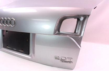 Trunk Deck Lid 05-08 Audi A4 S4 B7 Sedan - Genuine - LY7W Light Silver Metallic