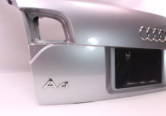 Trunk Deck Lid 05-08 Audi A4 S4 B7 Sedan - Genuine - LY7W Light Silver Metallic