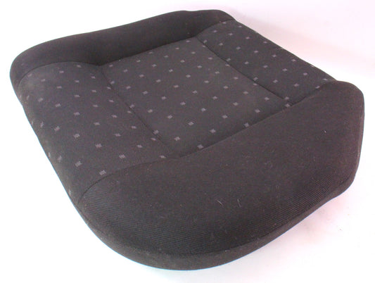 LH Rear Back Seat Cushion Foam & Cover 99-01 VW Jetta Golf MK4 - Black Cloth