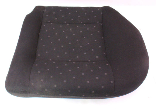 LH Rear Back Seat Cushion Foam & Cover 99-01 VW Jetta Golf MK4 - Black Cloth