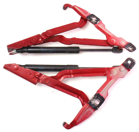 Trunk Hinges Shocks Struts 99-05 VW Jetta MK4 Passat A4 B5 Red - 3B5 827 301 2 A
