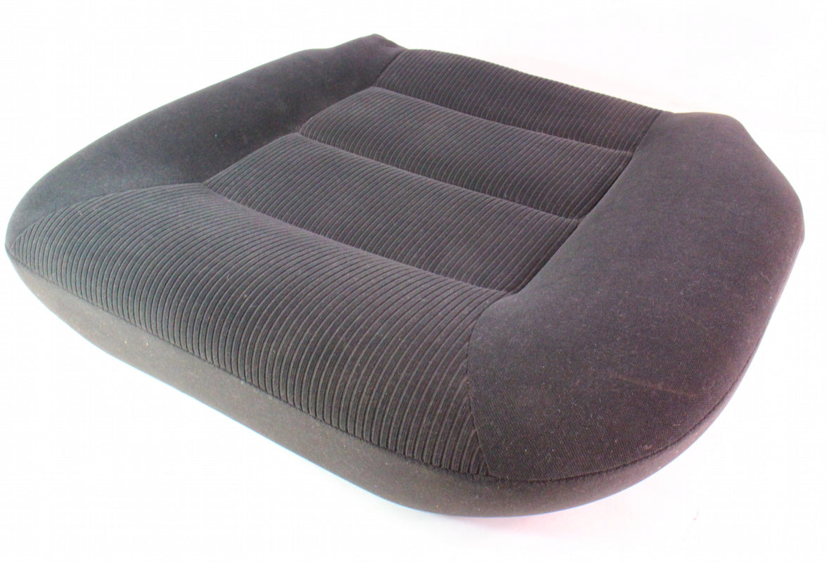 LH Rear Back Seat Cushion Foam & Cover 99-01 VW Jetta Golf MK4 ~ Black Cloth