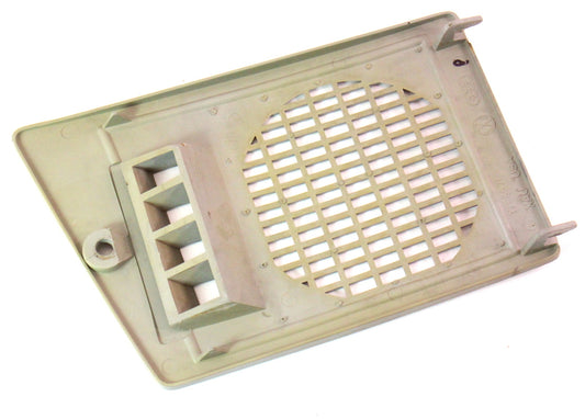RH Front Dash Speaker Grill Cover 81-84 VW Rabbit Pickup MK1 Grey - 175 857 082