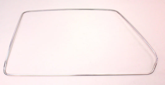 LH Rear Chrome Aluminum Window Trim Molding 75-84 VW Rabbit Mk1 4 Door - Genuine
