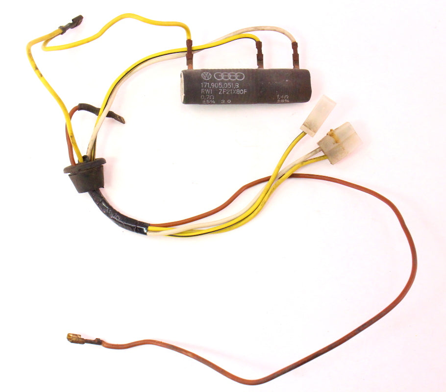 Blower Fan Motor Resistor VW Rabbit Jetta Scirocco MK1 HVAC - 171 905 051 B