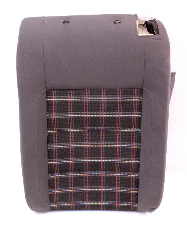 LH Rear Seat Back Rest 05-10 VW Rabbit GTI Jetta MK5 - Interlagos Sport Plaid