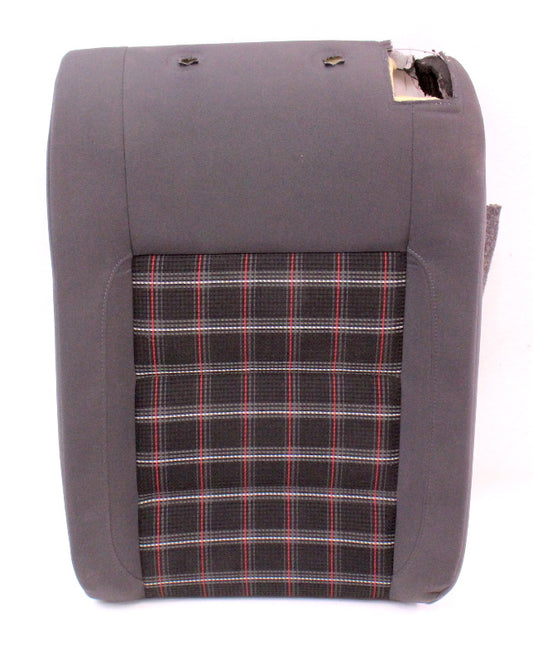 LH Rear Seat Back Rest 05-10 VW Rabbit GTI Jetta MK5 - Interlagos Sport Plaid