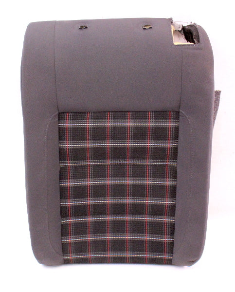 LH Rear Seat Back Rest 05-10 VW Rabbit GTI Jetta MK5 - Interlagos Sport Plaid