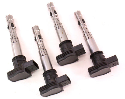 4x Ignition Coil Set 05-10 Audi A4 Q5 RS4 VW Jetta GTI Touareg - 06F 905 115 F