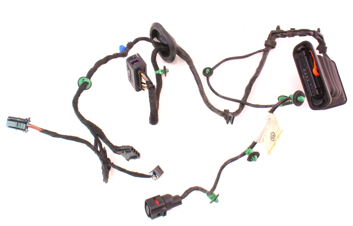 LH Rear Door Wiring Harness 06-09 VW Rabbit GTI Mk5 4 Door - Genuine