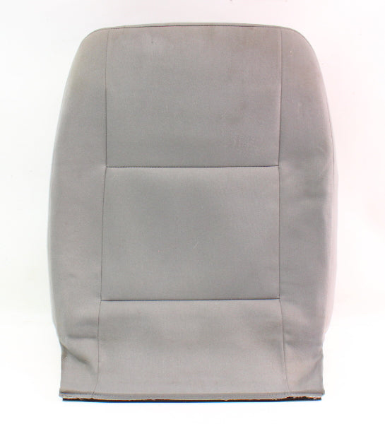 RH Front Seat Back Rest & Cover 02-05 VW Jetta Golf MK4 Grey Cloth - Genuine