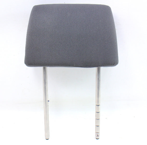LH Front Seat Headrest 05-10 VW Jetta Rabbit MK5 Anthracite Dark Grey - Genuine
