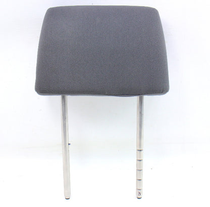 LH Front Seat Headrest 05-10 VW Jetta Rabbit MK5 Anthracite Dark Grey - Genuine