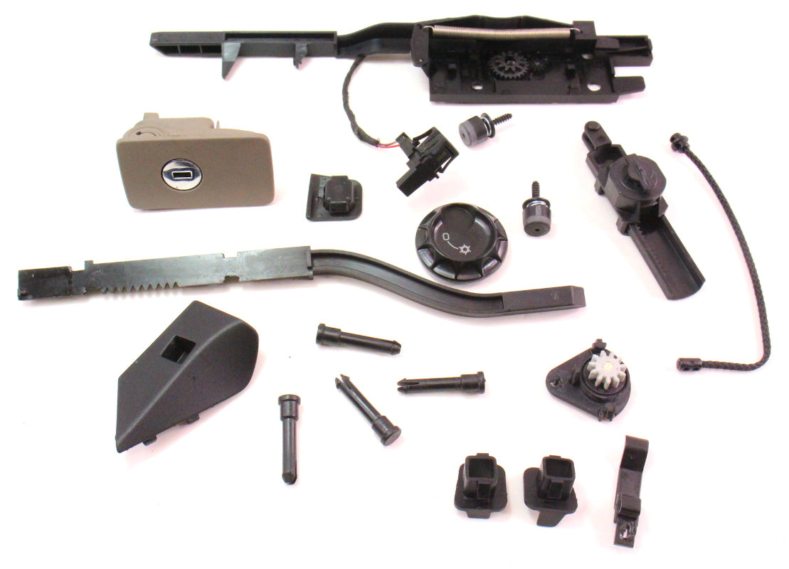 Glovebox Glove Box Parts Lot Handle Latch Linkage 06-10 VW Passat B6 ~ Genuine