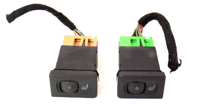 Heated Seat Switches & Pigtails 99-05 VW Jetta Golf GTI MK4 1J0 963 563 & 564 C