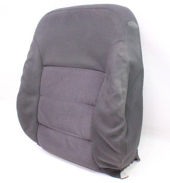 LH Front Seat Back Rest & Cover 04-05 VW Jetta Golf MK4 Dark Grey Cloth Genuine