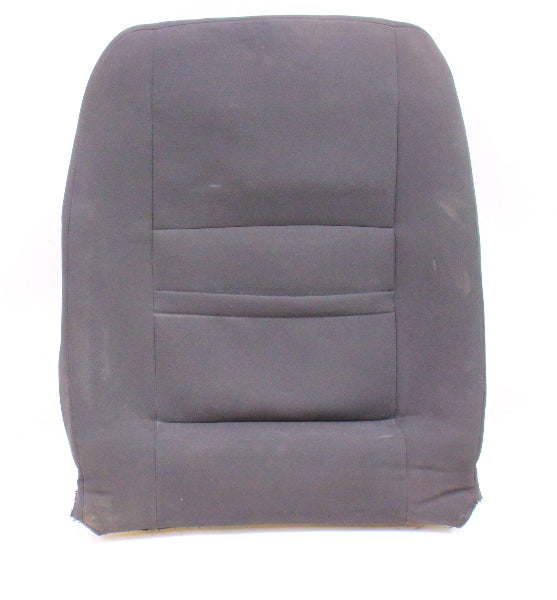 LH Front Seat Back Rest & Cover 04-05 VW Jetta Golf MK4 Dark Grey Cloth Genuine