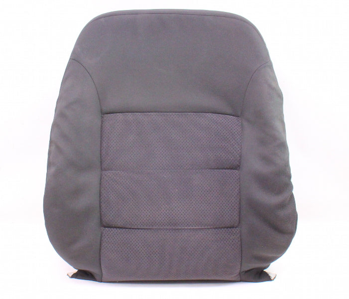 LH Front Seat Back Rest & Cover 04-05 VW Jetta Golf MK4 Dark Grey Cloth Genuine