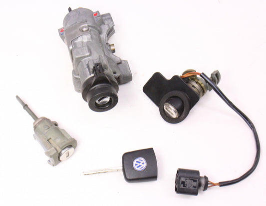 Lock Set Key Ignition Housing Door Handle 01-05 VW Passat B5.5 ~ 4B0 905 851