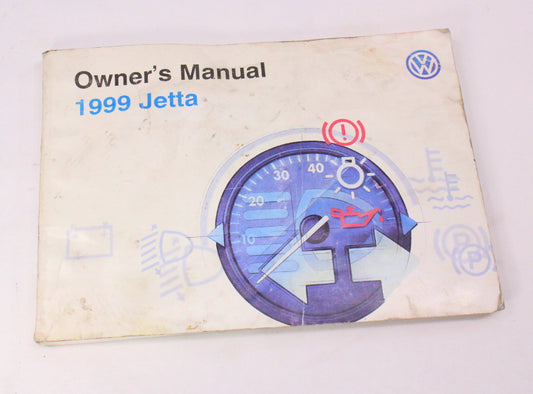 1999 VW Jetta Owners Manual Books & Case 93-99 VW Volkswagen Mk3 - Genuine