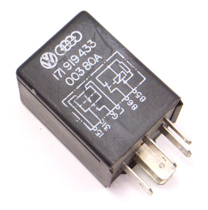 Seatbelt Warning Buzzer Relay 80-91 VW Vanagon T3 Rabbit Mk1 MK2 - 171 919 433