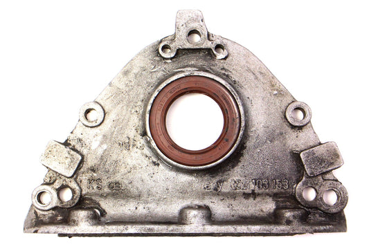 Crank Plate Cover Seal 2.0 1.8T VW Jetta Golf Passat Corrado G60 ~ 056 103 153